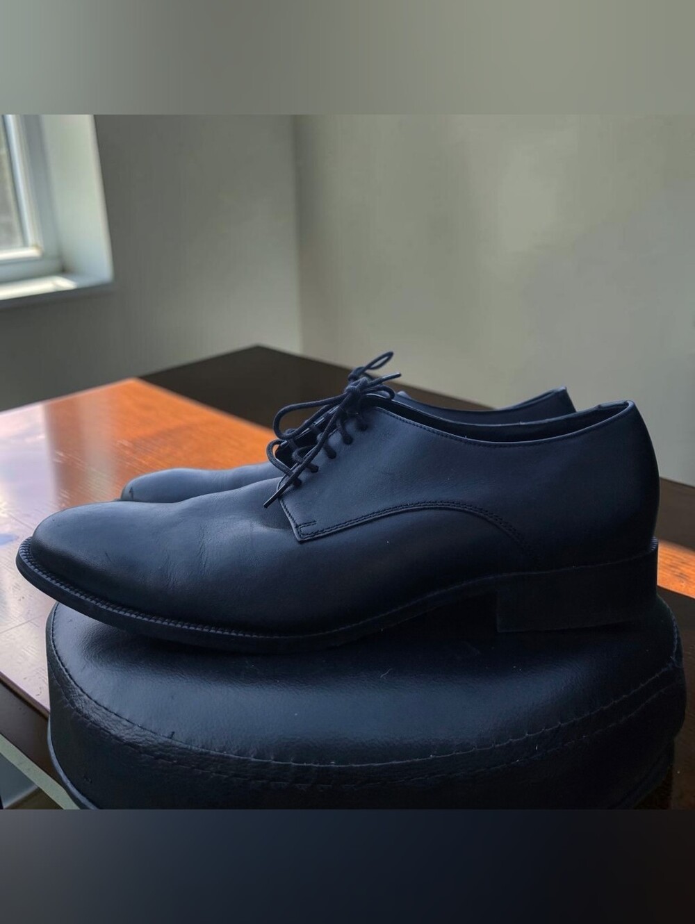 Cole Haan Black Leather Oxford Dress Shoes Men's Size 11M - Picture 2 of 9